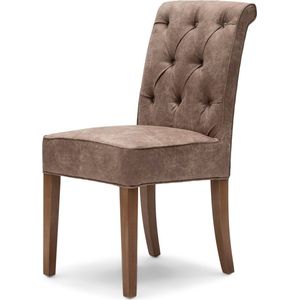 Riviera Maison Eetkamerstoel - Hampton Classic Dining Chair - Bruin