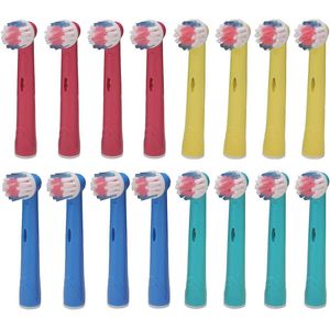 12-delige opzetborstels voor kinderen - Ideaal voor een effectieve mondhygiëne