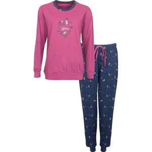Tenderness - Dames Pyjama - 100% Katoen - Roze - Maat L