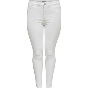ONLY CARMAKOMA CARAUGUSTA HW SKINNY WHITE DNM NOOS Dames Jeans - Maat 42 X L32