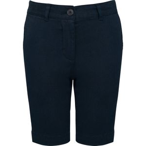 Kariban Chinobermuda voor meisjes K7008 - Dark Navy - 10 jaar