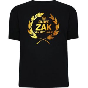 Funny shirt . Gouden Krans T-Shirt - Ouwe Zak van het jaar (maat xl)