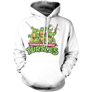 Teenage Mutant Ninja Turtles Hoodie/trui -XL- Turtles Distressed Group Wit