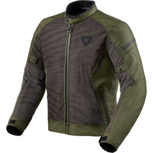 REV'IT! Jacket Torque 2 H2O Black Dark green M - Maat - Jas