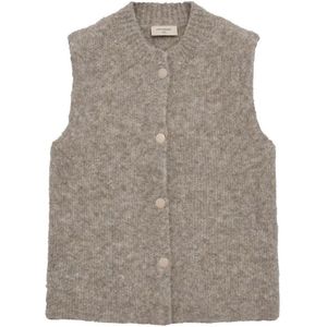Freequent - Fqjump - Gilet - Desert Taupe Melange - Dames