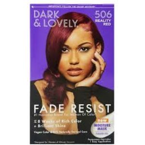 DARK & LOVELY FADE RESIST HAIRCOLOR REALITY RED 506