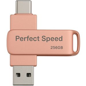 Perfect Speed Usb stick 256 GB - Usb Stick Roze - Flash drive - USB 3.2 - USB C - Hoge snelheid - 3 jaar garantie
