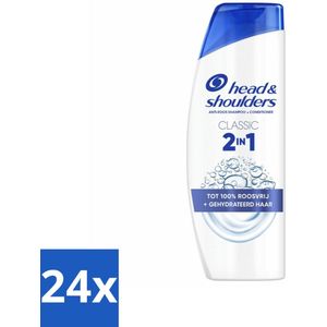 Head & Shoulders – 2-in-1 – Classic – 300 ml - Voordeelverpakking - 24 stuks