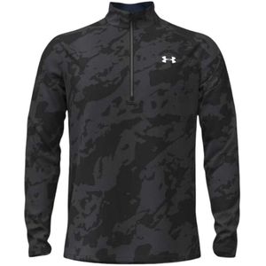 Under Armour - Tech 2.0 - T-shirt - Zwart - Lange Mouw - Half Rits