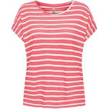 Only - Susie - T-shirt - Roze - Korte Mouwen