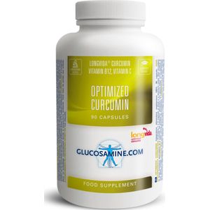 Glucosamine.com - Geoptimaliseerde Curcumine - zeer voordelige grootverpakking - 90 caps