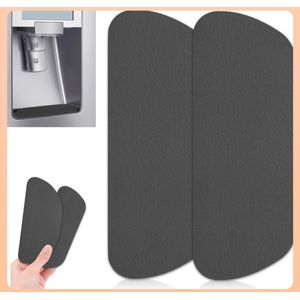 Snijbare lekbak voor koelkastdispenser, lekbak, lekbak voor koelkast, koelkastaccessoires (rechthoekig - 2 stuks)