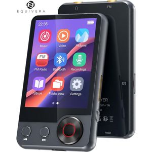 Equivera MP3 Speler Bluetooth - MP3 Speler - MP3 Speler met Bluetooth - MP3 Speler Bluetooth met FM Radio