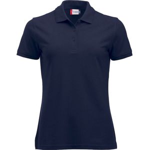 Clique Manhattan Dames Polo Donker Navy maat S