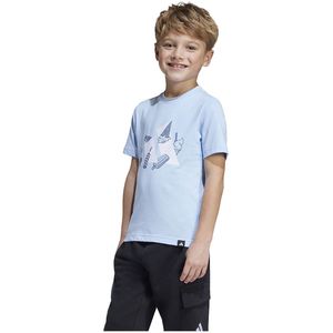 adidas - JI6679 - T-shirt - Blauw - Kind