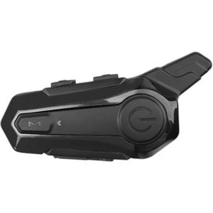 DrPhone X1 Bluetooth 5.3 Motorhelm Headset - Intercom – Circa 100m Bereik - Handsfree Communicatie - Audio & Bellen – Waterdicht - Soft Microfoon FULL HELMET