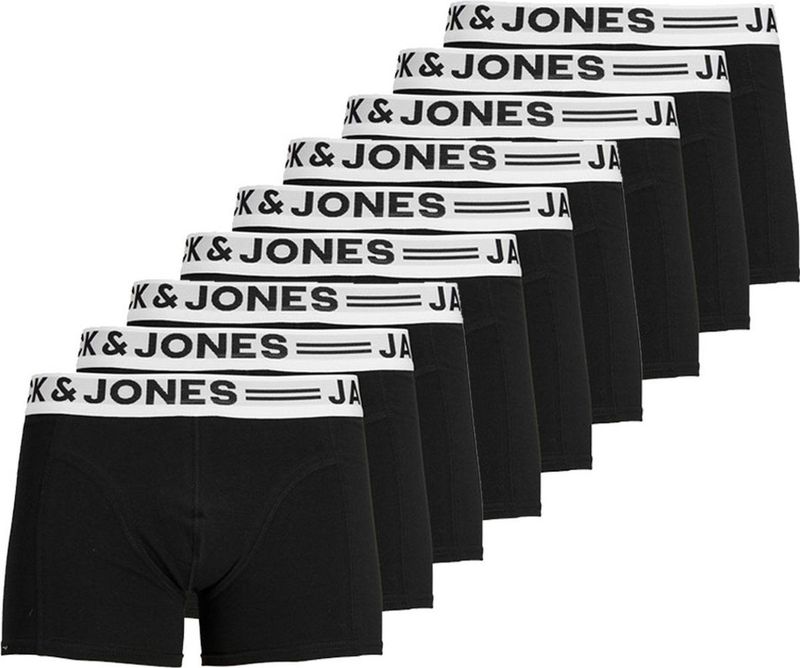 Jack & Jones - SENSE - Boxershorts - Zwart - 9 Pack - Heren Onderbroek