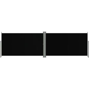 vidaXL - Windscherm - uittrekbaar - 180x600 - cm - zwart