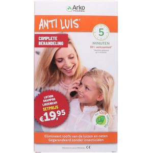 Voordeelverpakking van 3 x Anti-Luis Compleet Behandeling (Arkopharma)