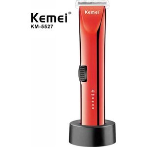 Kemei Pro-Liner KM-5527 - Tondeuse - Trimmer - Carbon Staal - One-Handed Operation Systeem - Aluminium Body