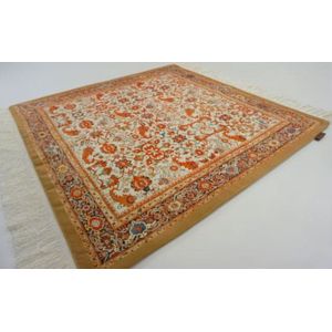 SusaStyle Wandkleed Bog Tshien – 70x70 cm – Perzisch design – Luxe woondecoratie met zijdezachte glans – Outlet