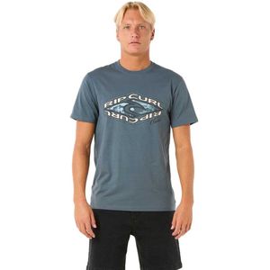 Rip Curl Refill T-shirt Met Korte Mouwen Blauw S Man