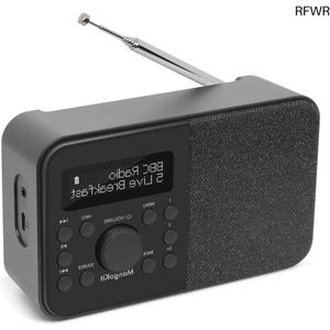 RFWR® Draagbare DAB/DAB+ Digitale Radio met Bluetooth en Wekkerfunctie