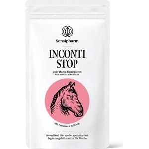 Sensipharm Inconti Stop Paard - Voedingssupplement bij Incontinentie & Plas problemen - 180 Tabletten à 1000 mg