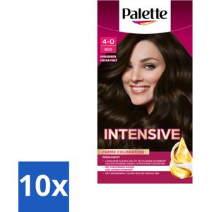 10 x Poly Palette - Haarverf - Donkerbruin 800 - 115ml - Haarverf - Arganolie - Donkerbruin - Permanent Haarverf - Langdurige Kleur