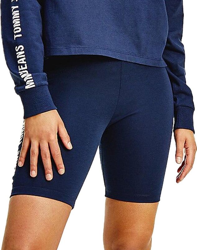 Tommy Hilfiger Fitted Branded Bike Broek - Vrouwen - Navy