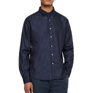 REPLAY MAX403.000.168Z17 Shirt Met Lange Mouwen Heren - Dark Blue - XL
