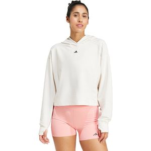 adidas Performance Power Loose Fit Back-Ventilation Hoodie - Dames - Wit- XS