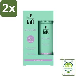 Taft - Volume - Hair Styling Powder - Instant volume - 10 gr - Voordeelverpakking - 2 stuks - Haarpoeder - Volume haar