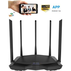 Viatel 1080P Full Hd Wifi Router Camera Ip Mini Camera Bewegingsdetectie Home Security Router Cam Signaal Versterker Cam