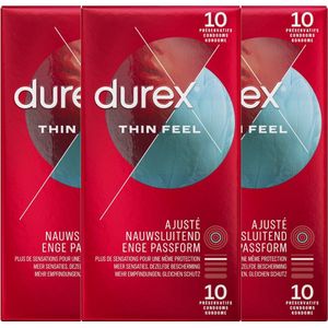 Durex Condooms Thin Feel Close Fit 10st x 3