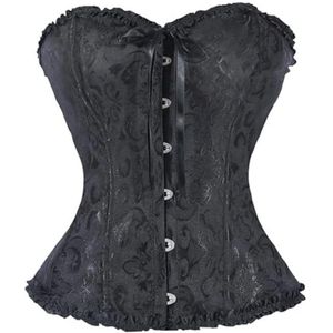 Dames Corset Onderborsttaille Cincher Gothic Vintage Top Shaper Bustier