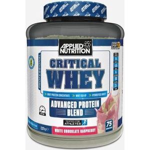 Applied nutrition - Critical Whey - Eiwitten / Proteine Shake - 2000 Gr - 66 Doseringnen -  White Chocolate Raspberry Smaak