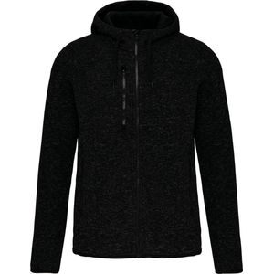 Herenvest met capuchon 'Proact' Dark Grey Melange - XL