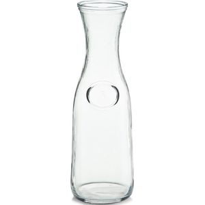 1x Glazen karaffen 1000 ml - Keukenbenodigdheden - Tafel dekken - Koude dranken serveren - Karaffen/schenkkannen zonder dop