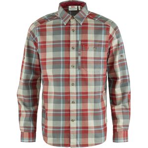 Fjallraven Fjallglim Shirt Men - Outdoorblouse - Heren - Rood/grijs - Maat S