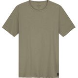 Dstrezzed - Mc Queen T-shirt Melange Bruin Groen - Heren - Maat L - Modern-fit
