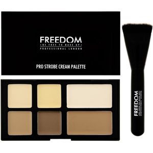 Makeup Revolution Freedom Pro Cream Strobe and Contour Palette With Brush