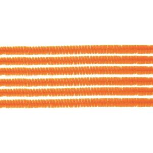 20x chenilledraad oranje 50 cm hobby artikelen - knutselen