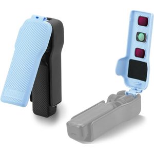 Geschikt voor DJI Osmo Pocket 3 Creator Combo (compatibel met 3 filters) – Pocket 3 Beschermingshoes, Gimbal Flip-Beschermingshoes, Lensbeschermkap & Accessoires (blauw)