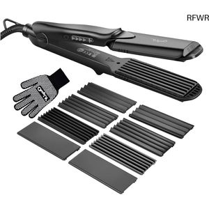 RFWR® 4-in-1 Multifunctionele Stijltang voor Golvend Haar – Keramisch, Temperatuurregeling, Antistatisch