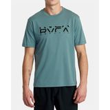 Rvca - Big Section - T-shirt - Blauw - Korte Mouwen