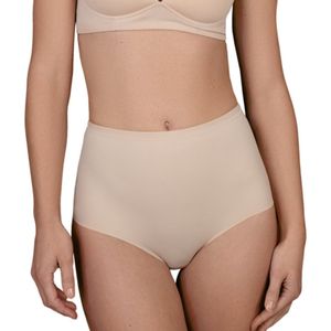 Bye Bra Sculpting Mid Waist Slip, Lasergesneden Randen, Siliconen Strips, Shapewear Voor Dames, Beige, S