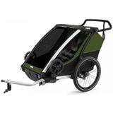 Thule Chariot Cab 2 - Fietskar - Cypres Green