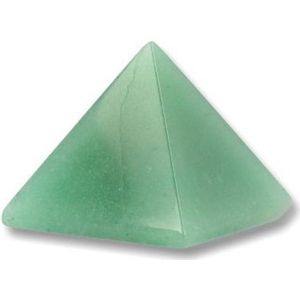 Ruben Robijn Aventurijn groen piramide 25 mm edelsteen