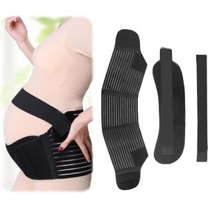 Pregnancy Belt, Pregnancy Care, Helps with Back and Hip Pain, Pregnancy Belt for Back, Pelvis, Hips, Abs, Symphytic Functions, Sciatica (Black)